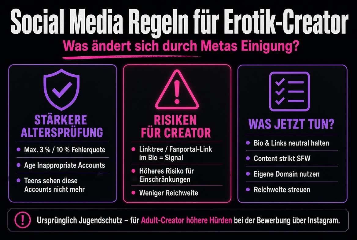 Instagram und Facebook neue Regeln