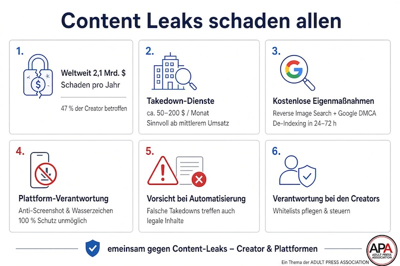 content leaks schaden allen